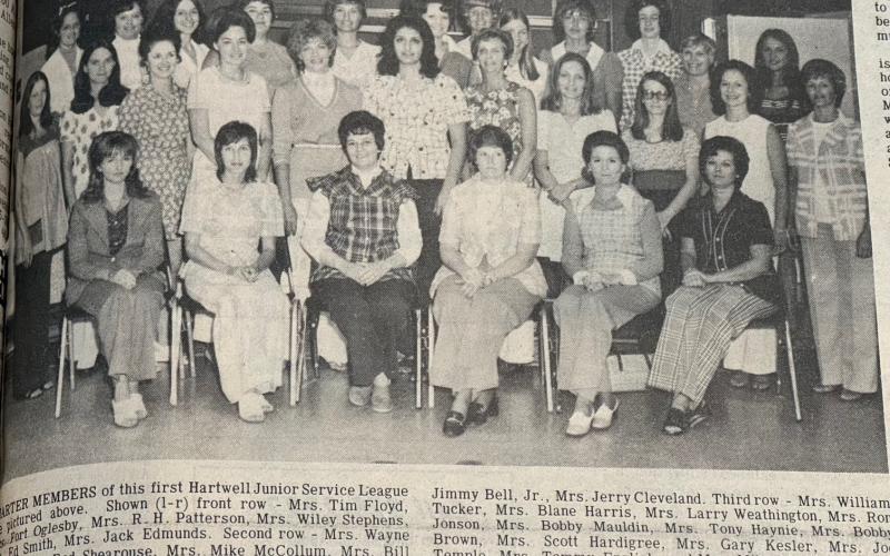The Hartwell Service League will celebrate 50 years of service to Hart County at a ceremony May 4. The original charter members of the HSL printed in the June 20, 1974 edition of The Hartwell Sun.