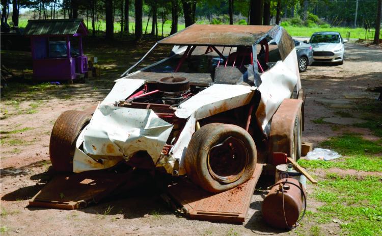 Pictured above is driver John Lee Bohannan’s race car a day after the Hartwell Speedway accident which killed one spectator and injured two more. 