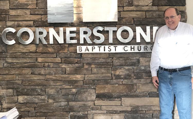 Terry Meeks pictured pictured right has been the founding and senior pastor of Cornerstone Baptist Church and is retiring after 28 years. 