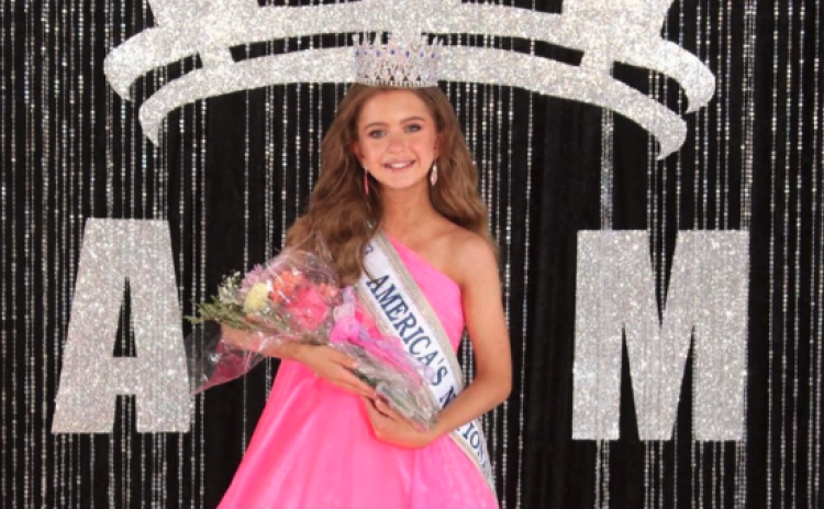 Andie Jane Holmes won the title America’s National Miss Queen in Action 2023.